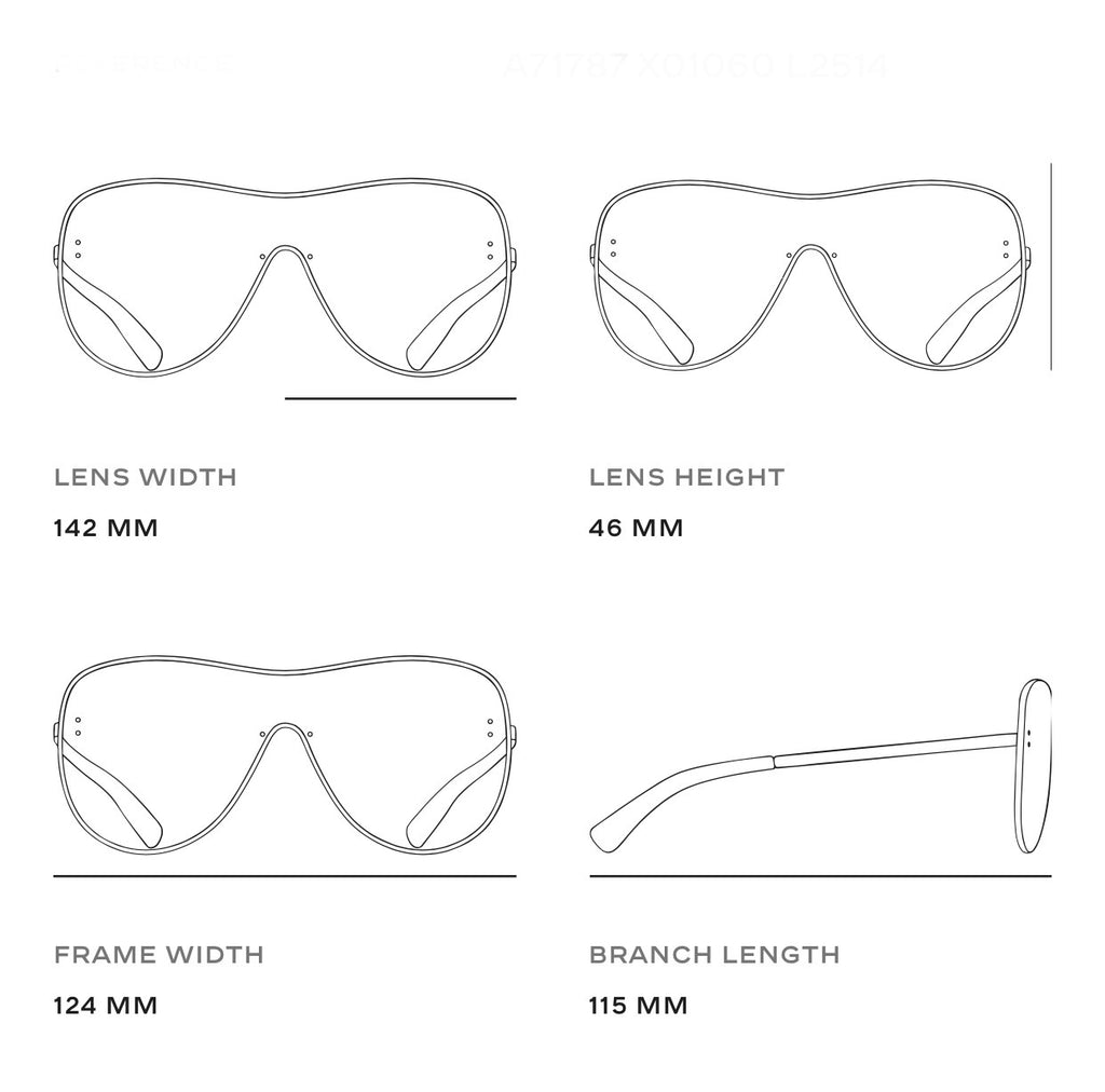 Chanel shield sunglasses