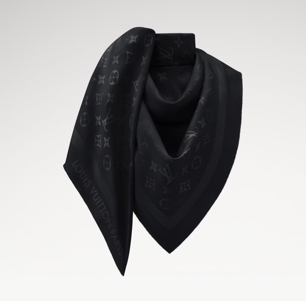 Louis Vuitton monogram classic shawl