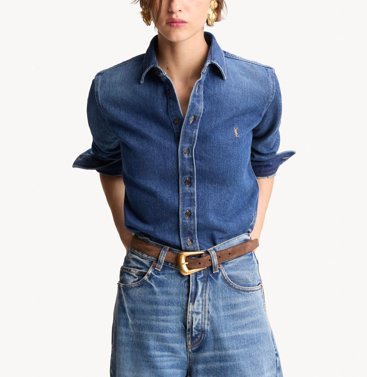 Saint Laurent denim shirt