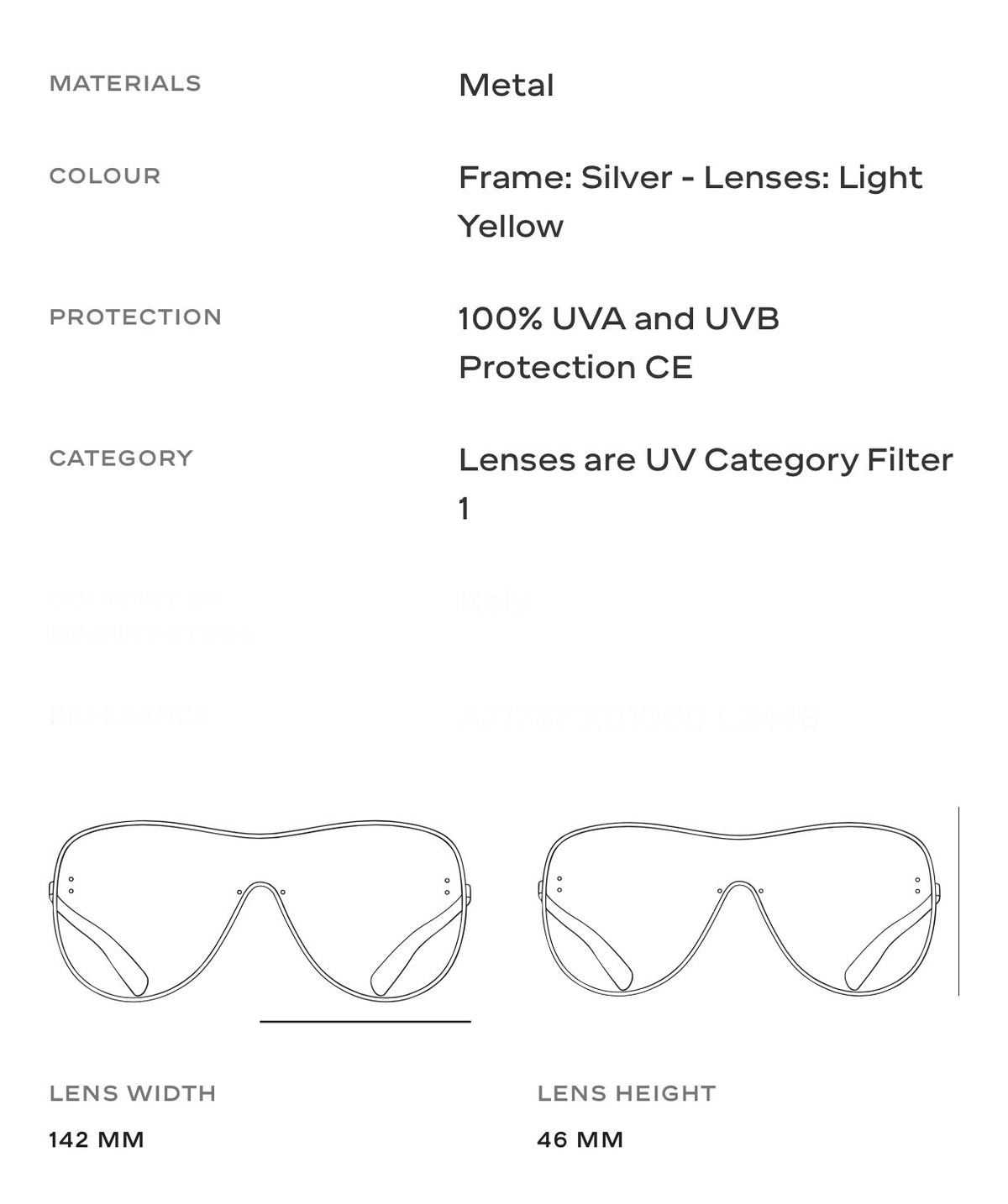 Chanel Shield sunglasses