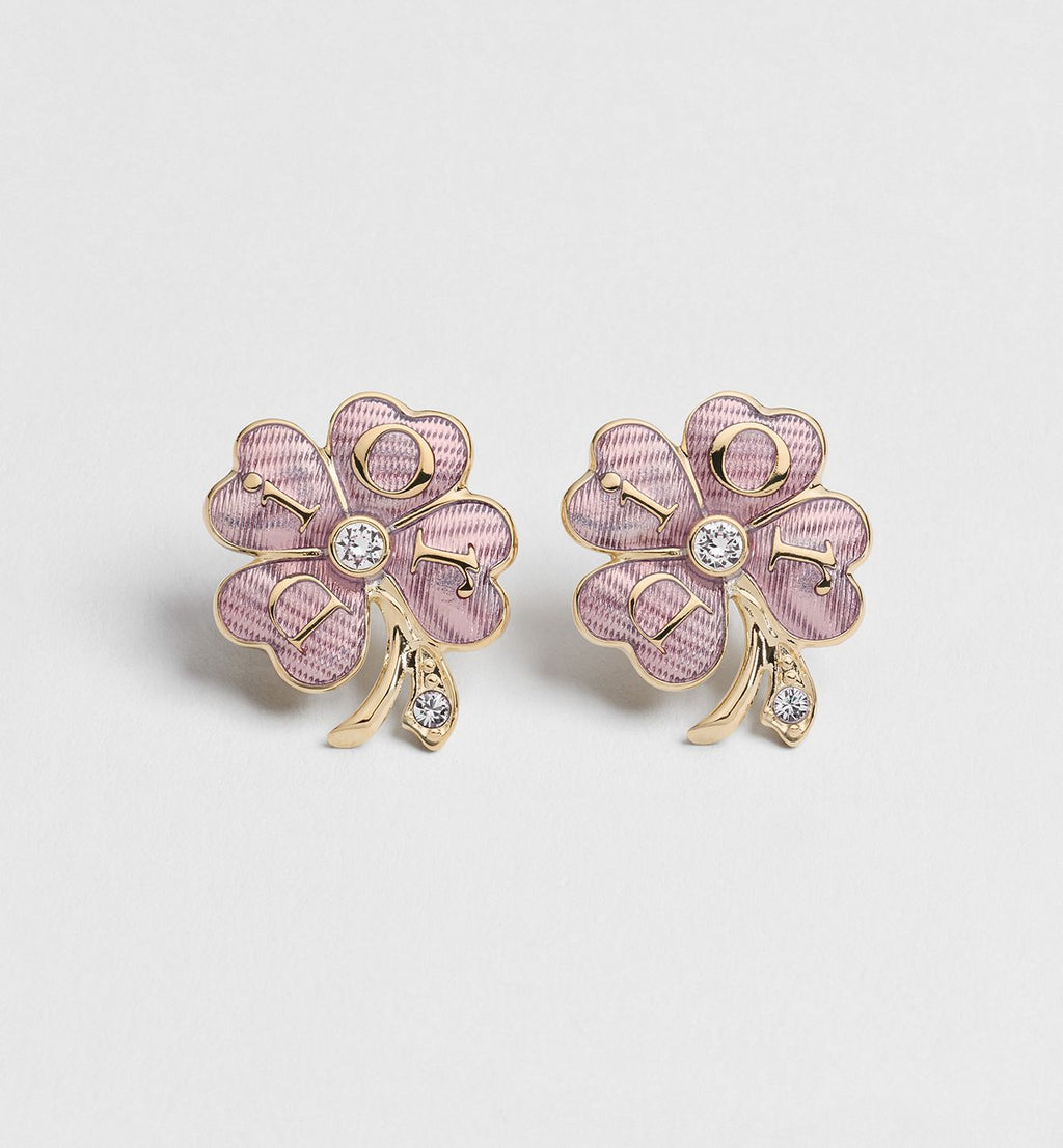 Dior Floral Clover stud earrings