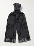 Elevate Your Look with the Gucci Cashmere Scarf Featuring GG Monogram