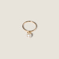 Miu Miu metal ring with pendent