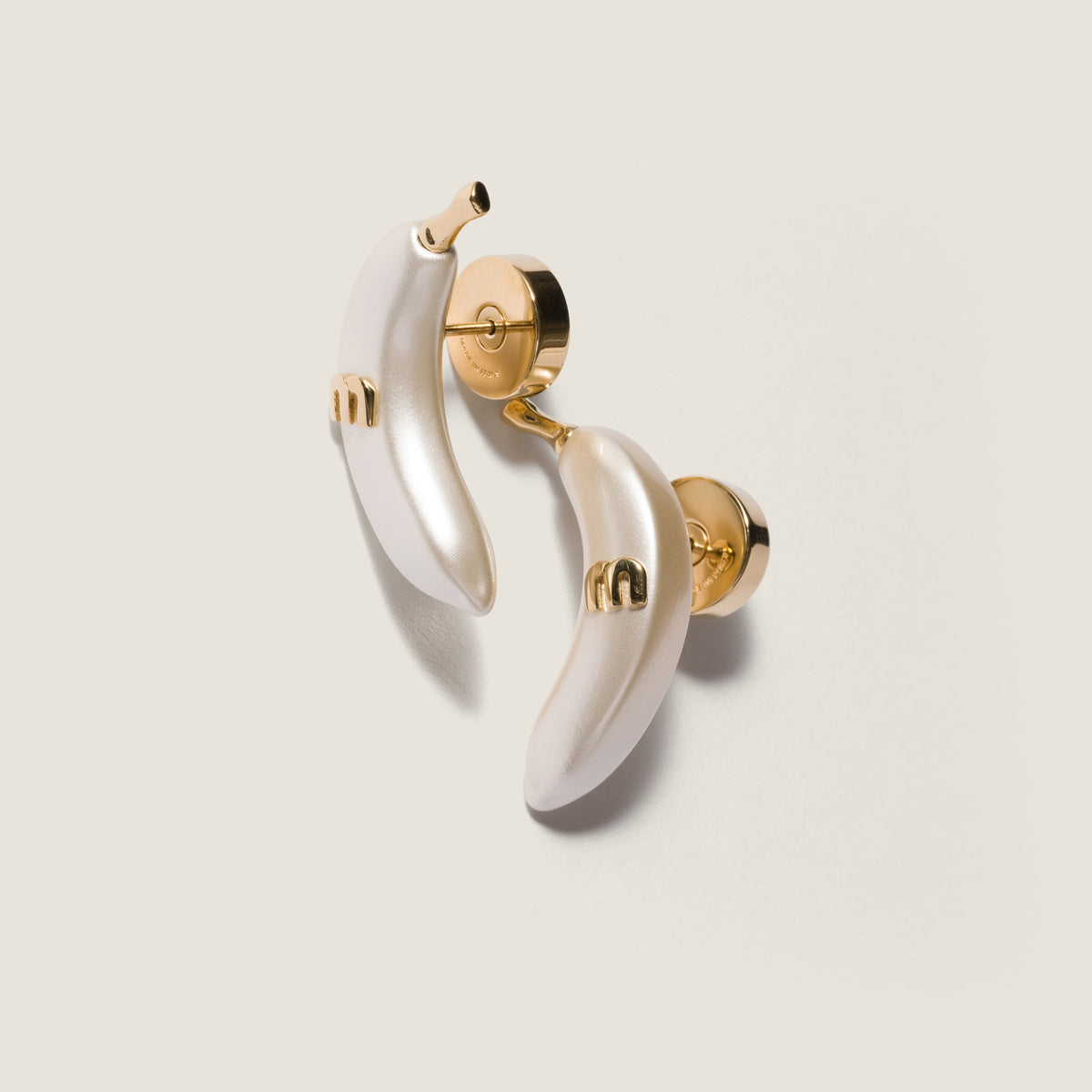 Miu Miu metal earrings