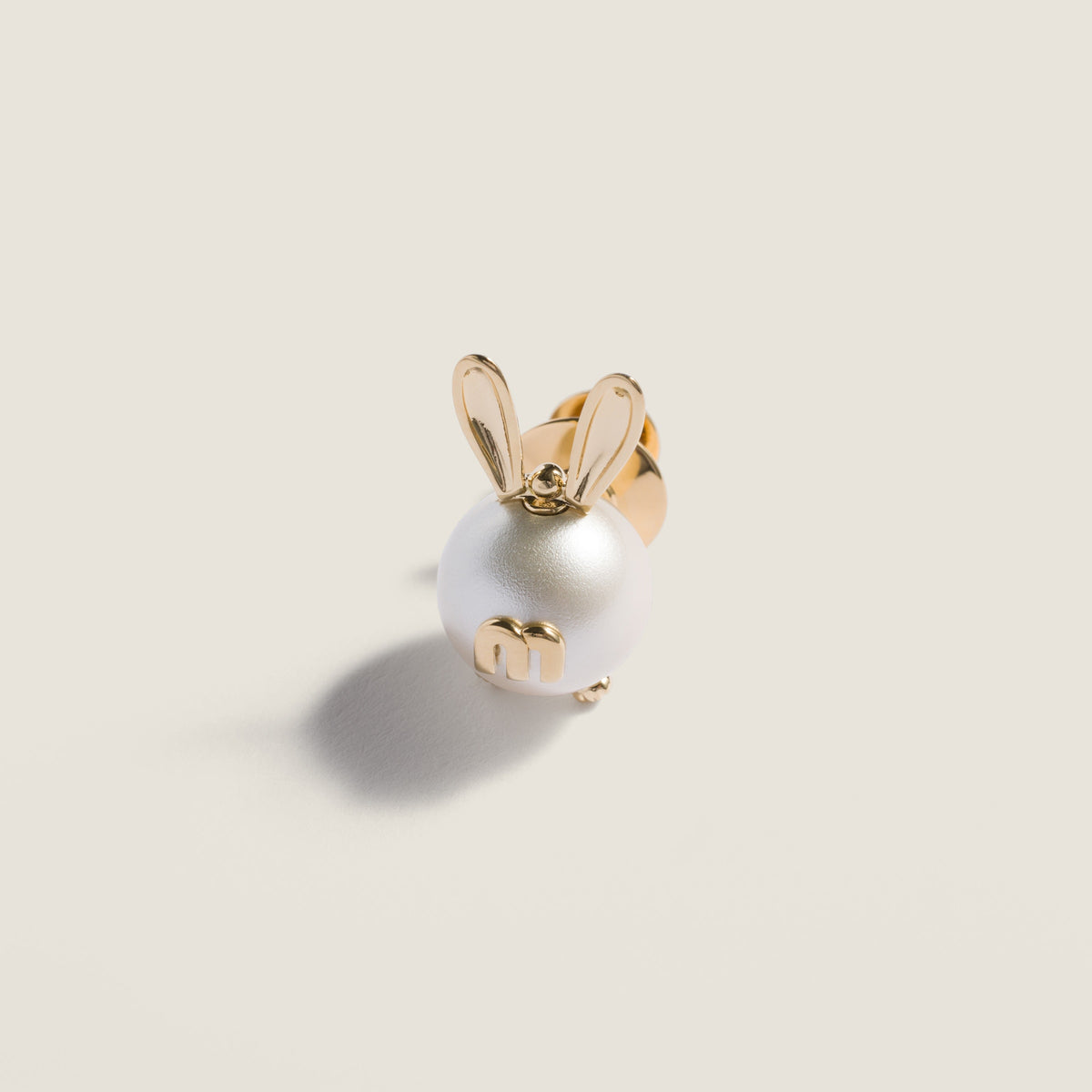Miu Miu metal brooch (Rabbit)