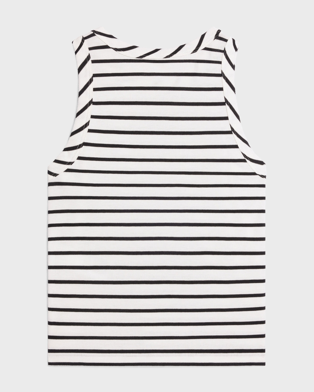Celine triomphe tank top in striped silky jersey