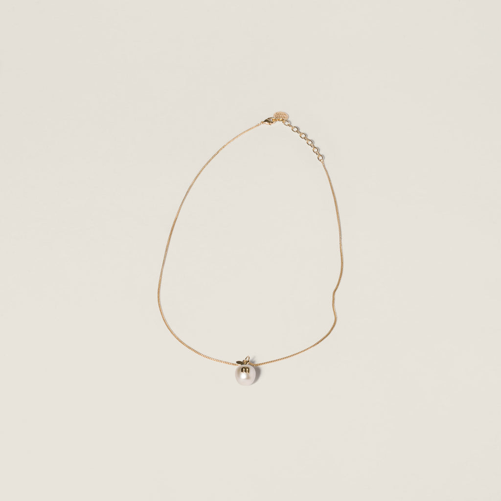 Miu Miu metal necklace with pendant