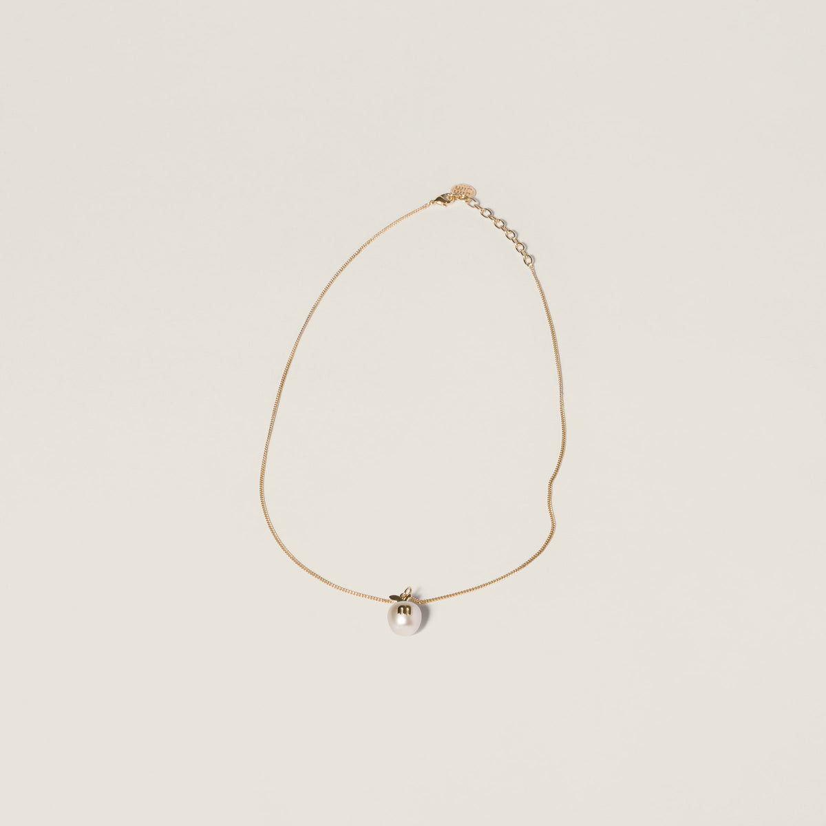 Miu Miu metal necklace with pendant