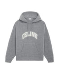 Celine hooded sweater in ribbed wool