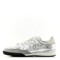Chanel laminated calfskin quilted sneaker