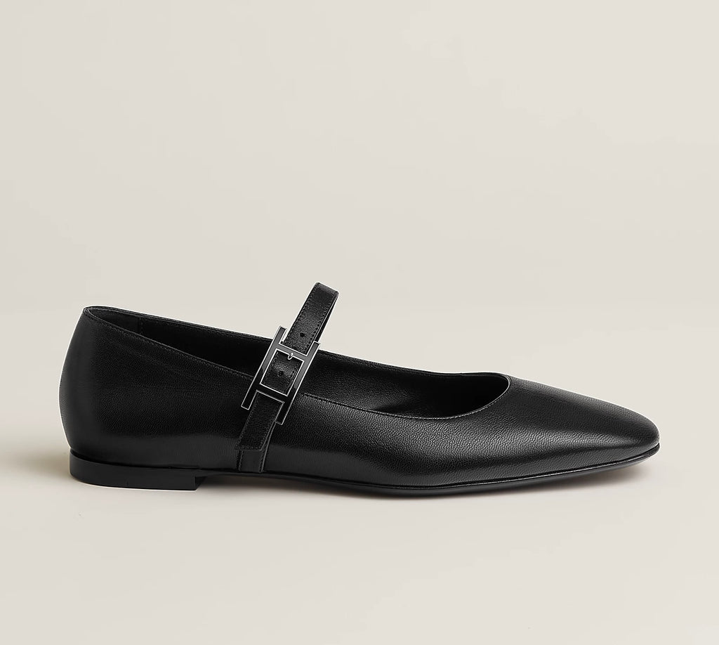 Winniemodo,Winnie modo,Hermes H242047Z,Hermes Jane ballet flat,Hermes Mary Jane flat,Hermes Mary Jane black,Hermes ballet fla