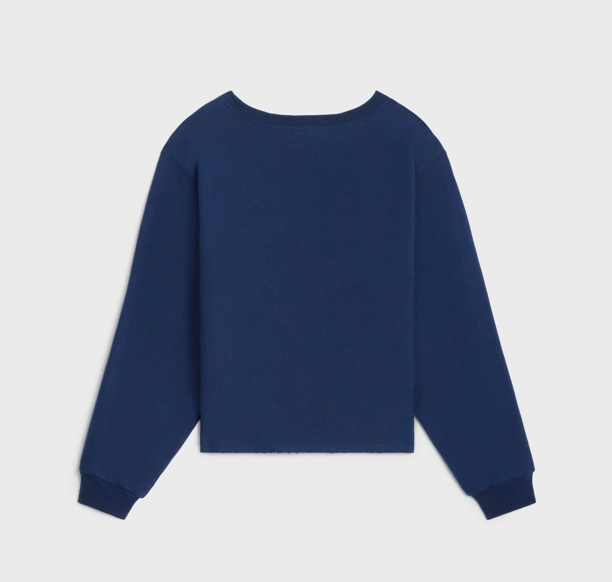Celine Paris loose sweatshirt in cotton fleece,Celine 2Y43E649W.07YC,Celine sweater,Celine sweater on sale,Celine sweater aut