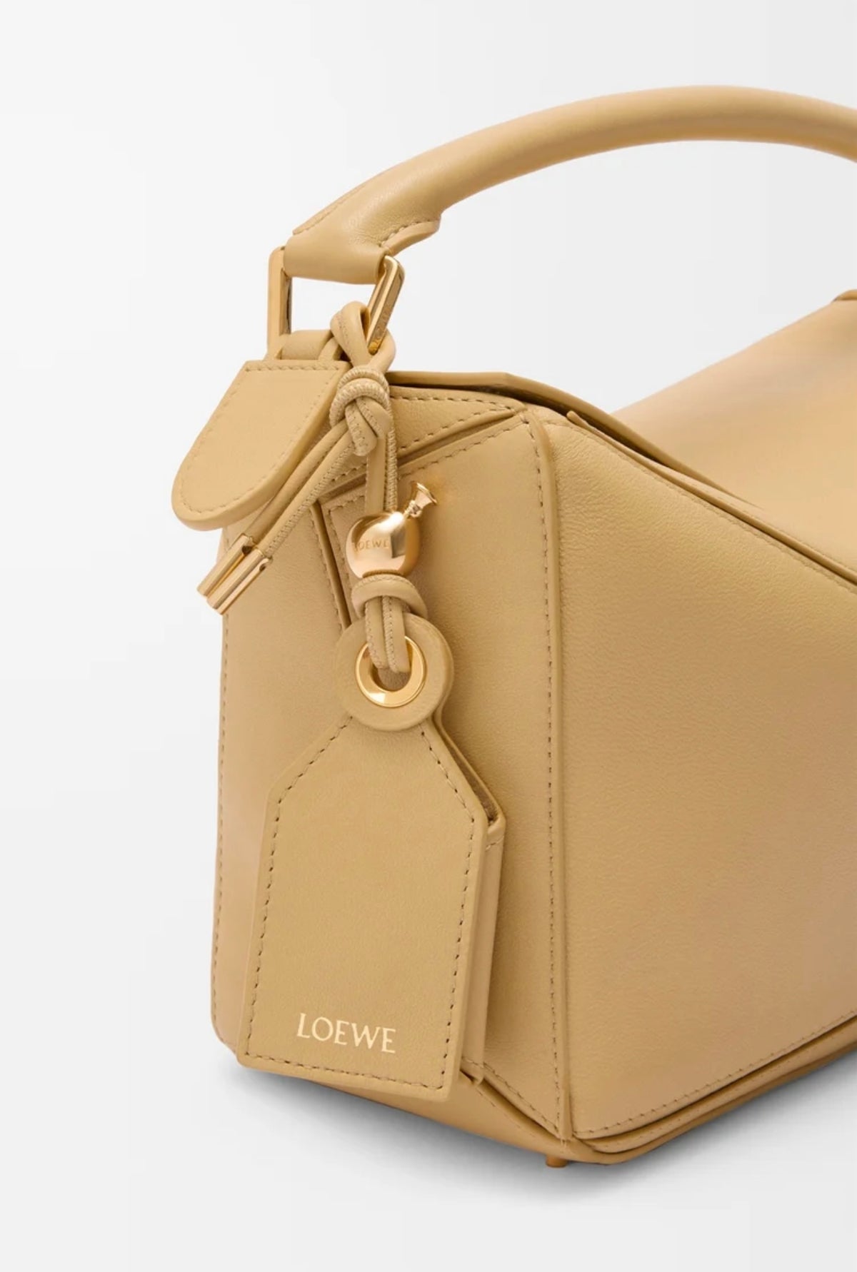 Loewe puzzle bag,Loewe puzzle yellow bag,Loewe puzzle bag small,Loewe small featherlight puzzle bag,Loewe bag,Loewe Lambskin