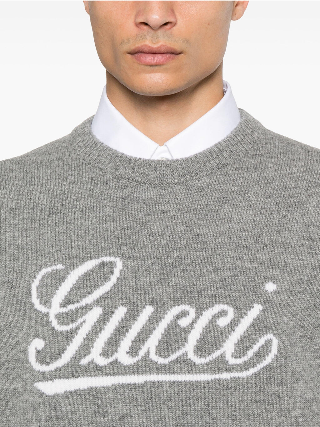 Gucci intarsia knit logo sweater,Gucci 795347XKD74,Gucci knitwear sweater on sale,Gucci knitwear authenticity,Gucci knitwear