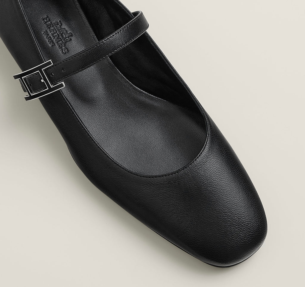 Winniemodo,Winnie modo,Hermes H242047Z,Hermes Jane ballet flat,Hermes Mary Jane flat,Hermes Mary Jane black,Hermes ballet fla