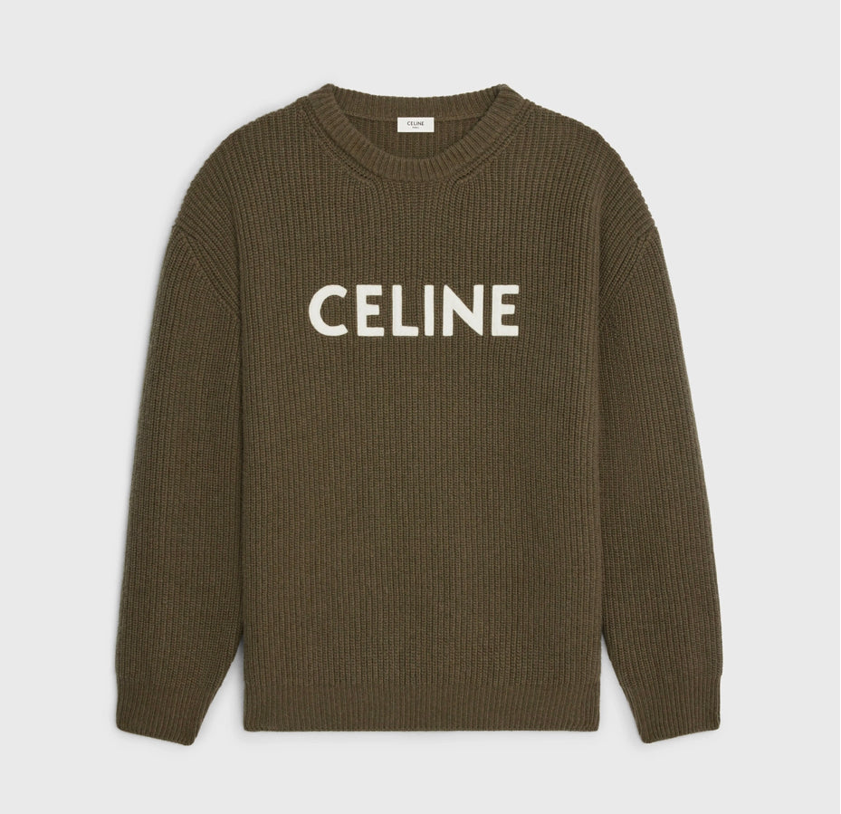 Celine ,Celine oversized sweater in wool,celine online shop,celine on sale,celine sweater ,wool,celine 2A19R205O,celine mens