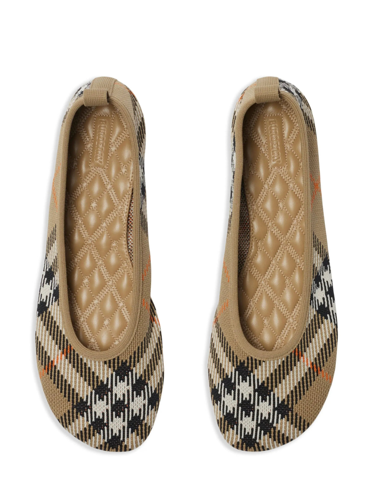 Winniemodo,Winnie modo,Burberry check knit baby ballerinas,Burberry check ballerinas, Burberry check knit flat,Burberry check