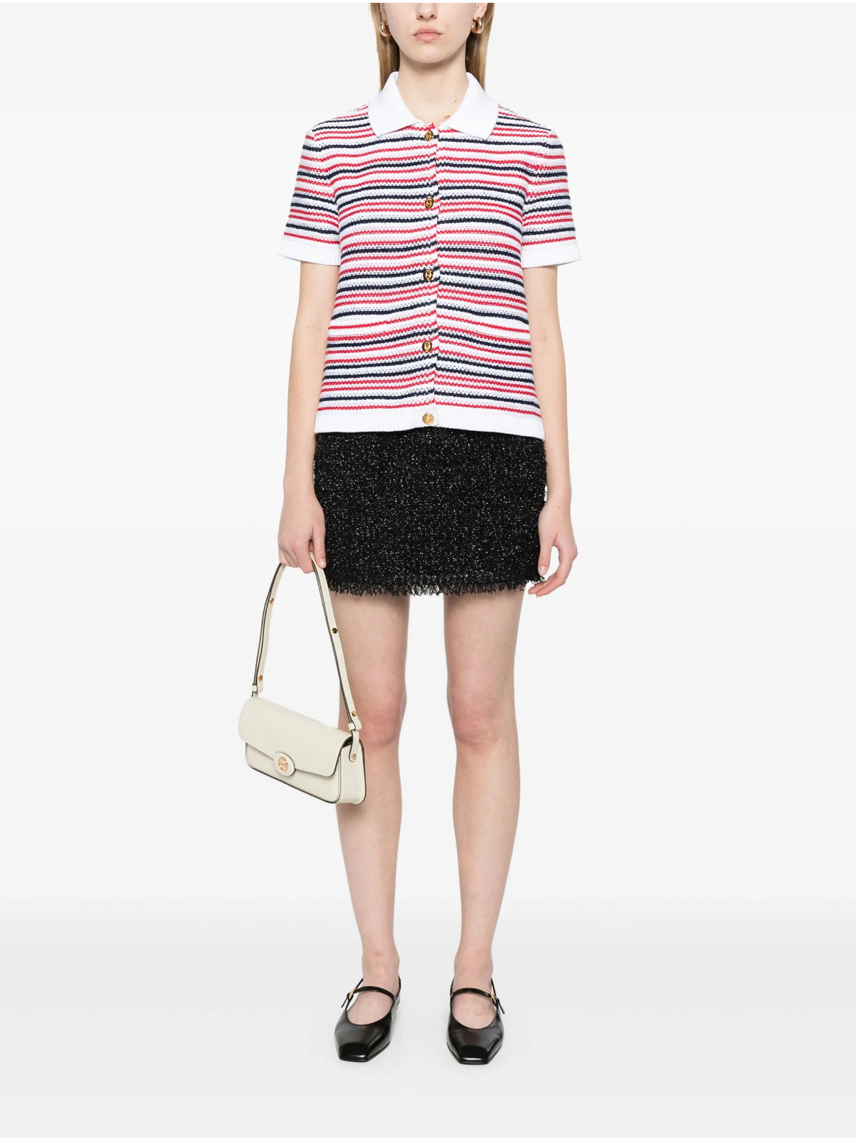 Winniemodo,Winnie modo,Gucci 818611 XKENN,Gucci striped shirt,Gucci striped shirt short sleeve,Gucci shirt,Gucci short sleeve