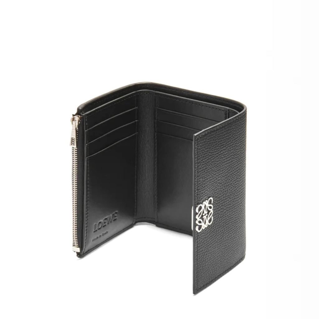 Loewe Anagram black wallet,Loewe vertical black wallet,Loewe anagram small vertical wallet,Loewe black wallet,Loewe womens wa