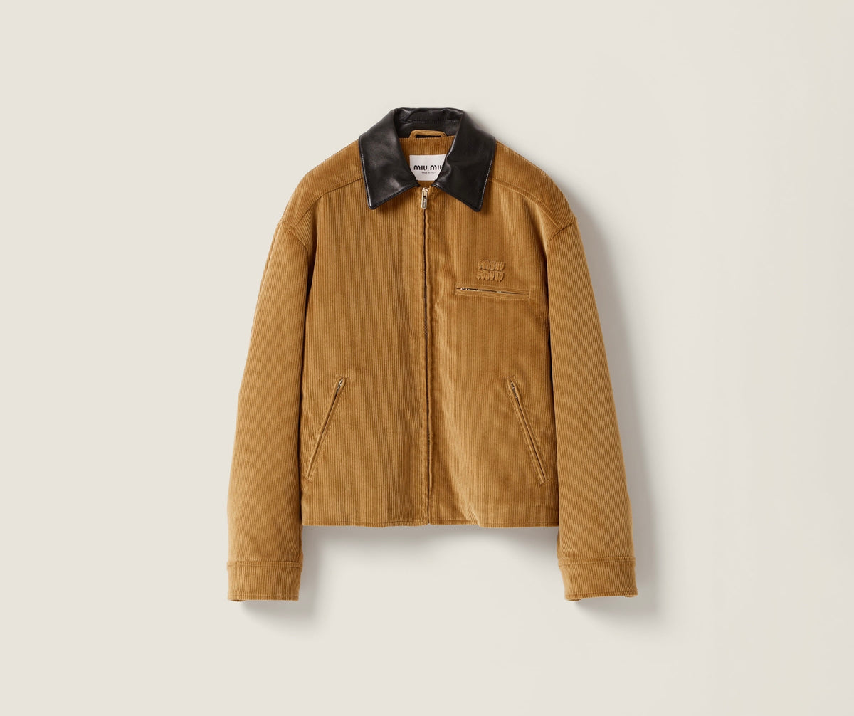 Winniemodo,Winnie modo,MIU MIU ML1336,Miu Miu padded corduroy blouson,MIU MIU corduroy jacket,Miu Miu jacket,Miu Miu jacket s