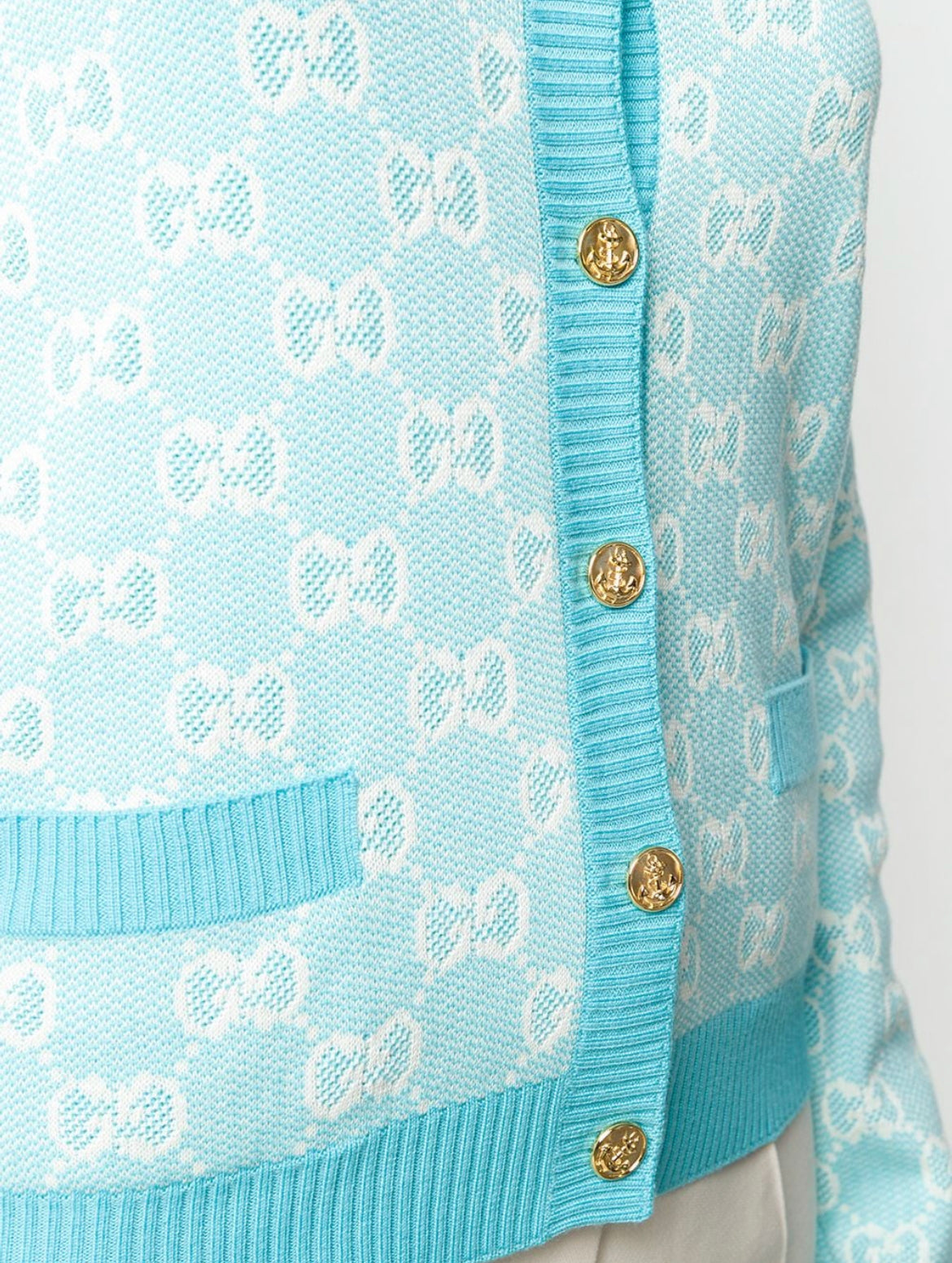 Gucci piquet cardigan