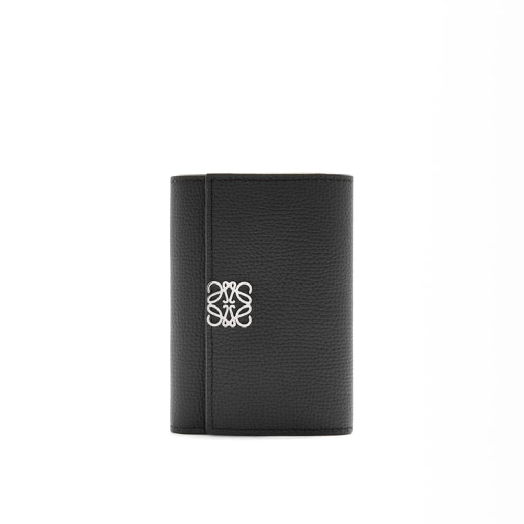 Loewe Anagram black wallet,Loewe vertical black wallet,Loewe anagram small vertical wallet,Loewe black wallet,Loewe womens wa