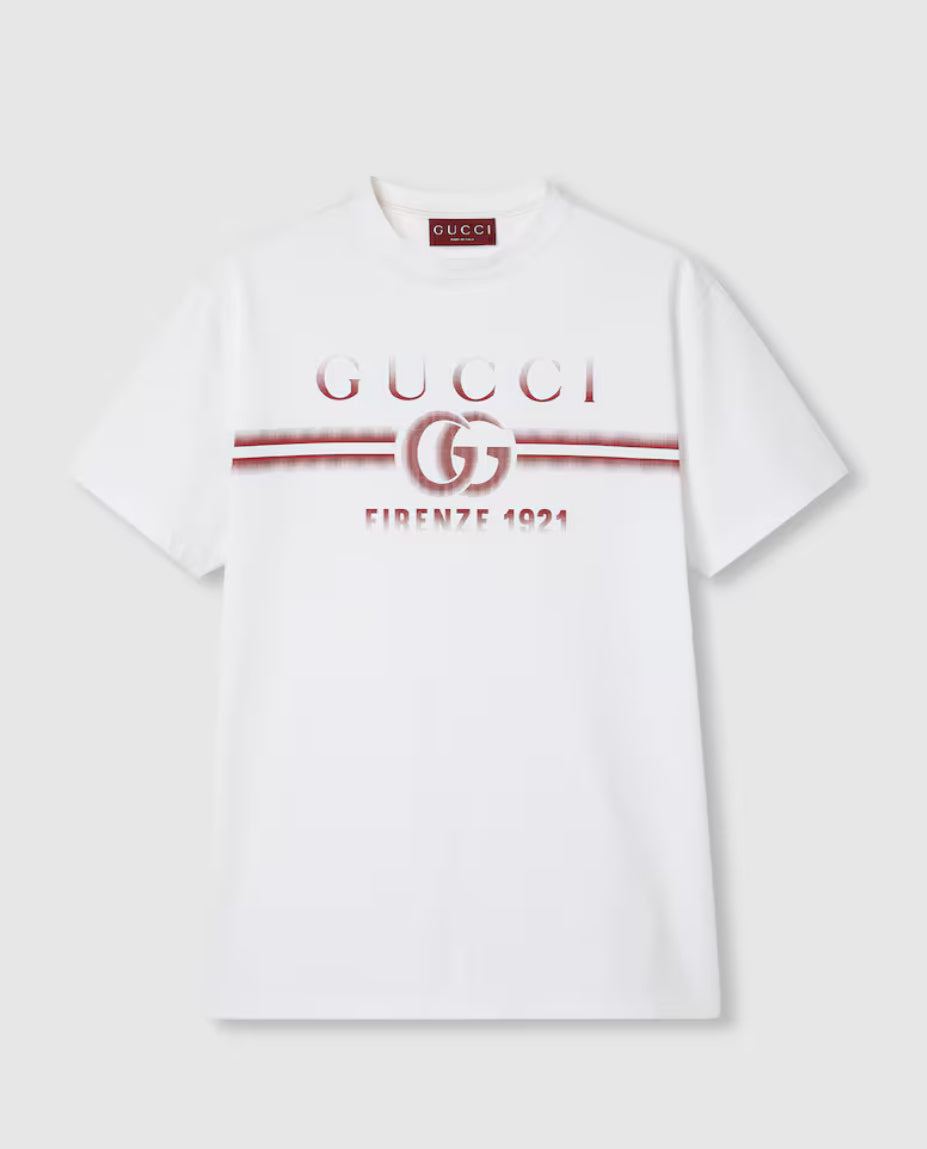 Gucci 785345 XJGKJ, Gucci jersey T-shirt Gucci print, Gucci black T-shirt 2025,Gucci white t-shirt 2025,Gucci t-shirt mens,Gu