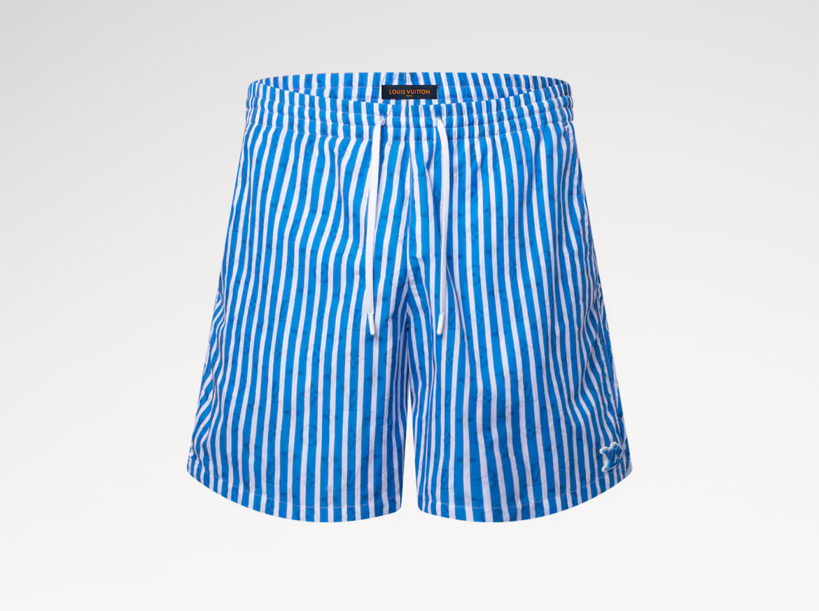 Louis Vuitton 1AHYZG,LV 1AHYZG,Louis Vuitton monogram striped swim shorts,LV monogram striped swim shorts,Louis Vuitton strip