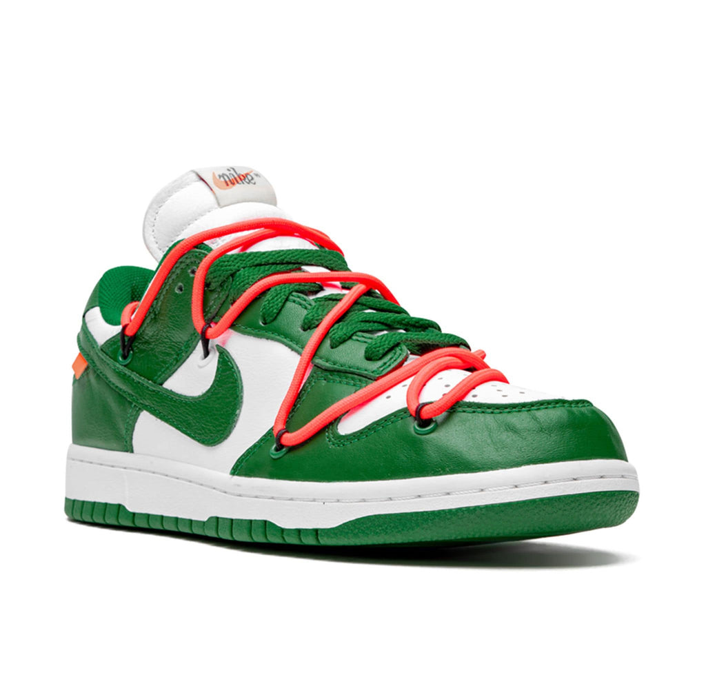 Nike x Off White dunk low “Pine Green” sneakers