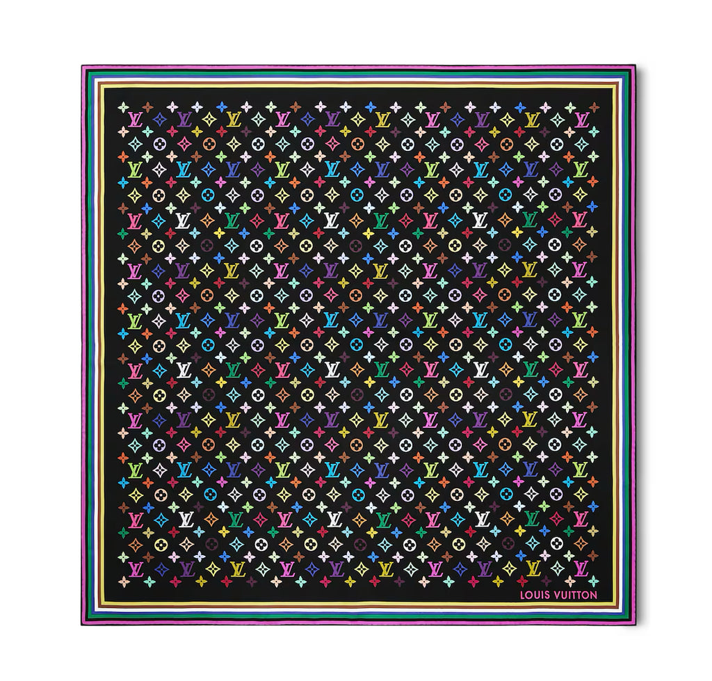 Louis Vuitton M96095,Louis Vuitton M94967,Louis Vuitton x Tm scarf,LV TM monogram scarf,LV X TM square scarf for sale,LV mono