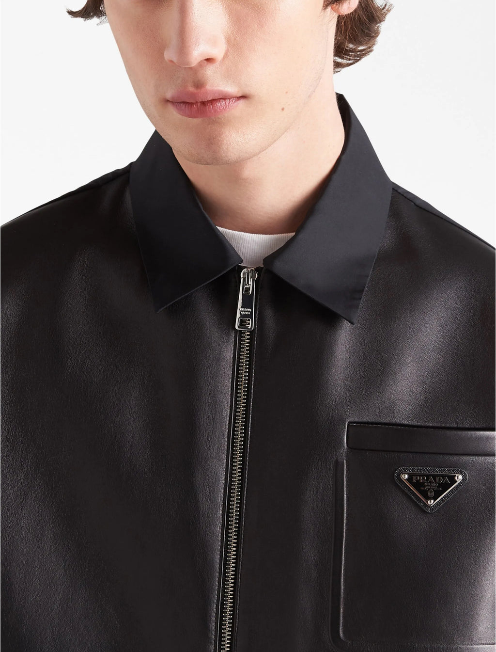 Winniemodo,Winnie modo,Prada SGC182,Prada re-nylon leather jacket,Prada leather jacket,Prada leather jacket sale,Prada leathe