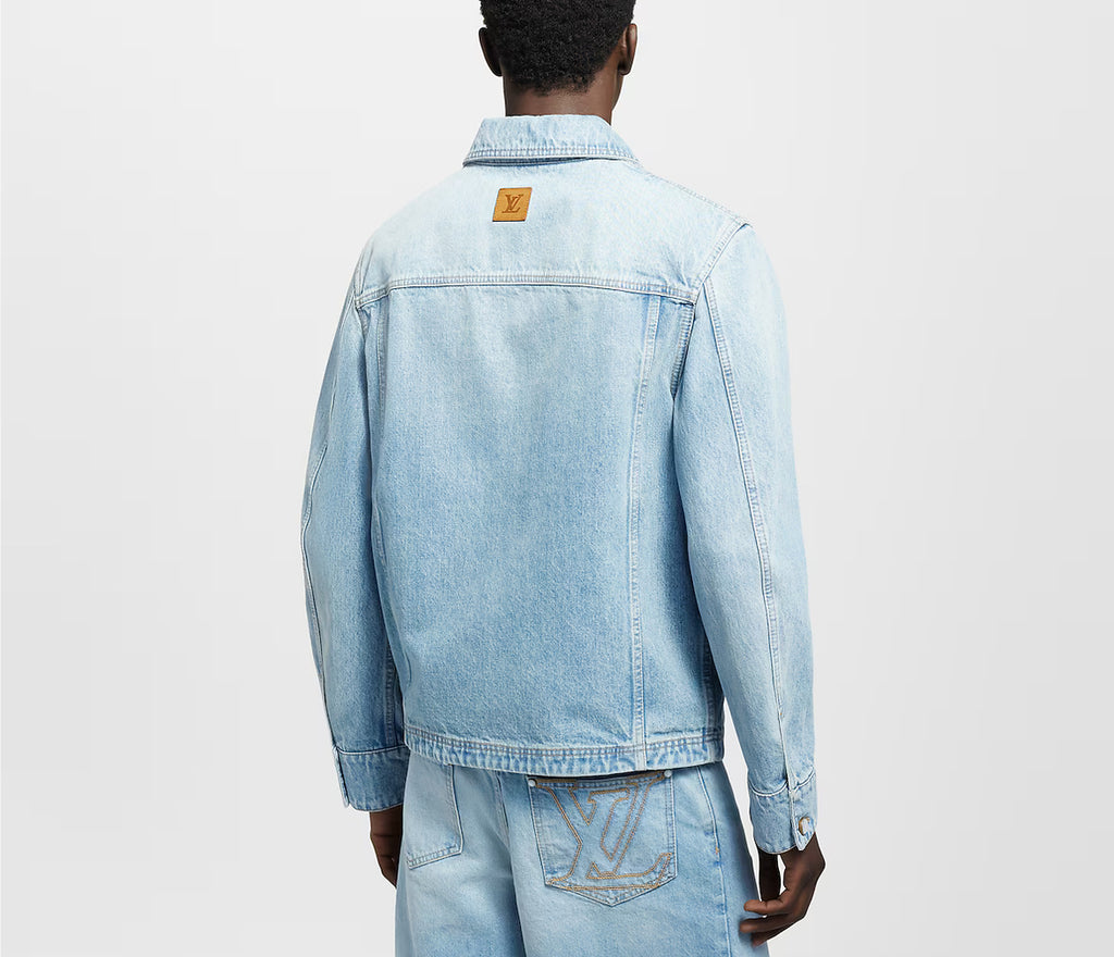 Louis Vuitton 1AGTF9,LV 1AGTF9,Louis Vuitton workwear LV denim jacket,LV workwear LV denim jacket,Louis Vuitton denim jacket,