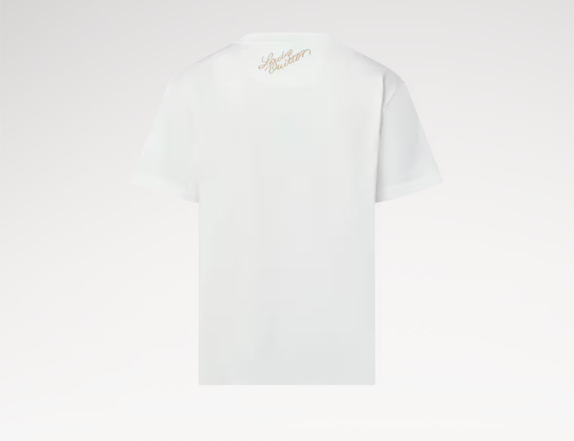 LV 1AGJZN,Louis Vuitton 1AGJZN,LV T-Shirt,Louis Vuitton t-shirt,LV T-Shirt mens,LV T-Shirt white,LV T-Shirt authenticity,LV T