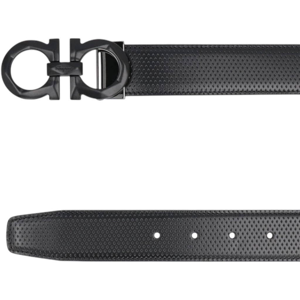 Ferragamo 67A161_759035, Salvatore Ferragamo reversible leather belt, Salvatore Ferragamo leather belt,Ferragamo black belt,F