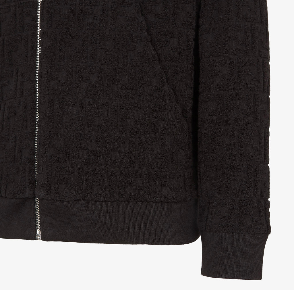 Fendi FY3939ARYPF0QA1,Fendi jacket,Fendi sweatshirt,Fendi zip up jacket,Fendi FF jacket,Fendi jacket outlet,Fendi jacket auth