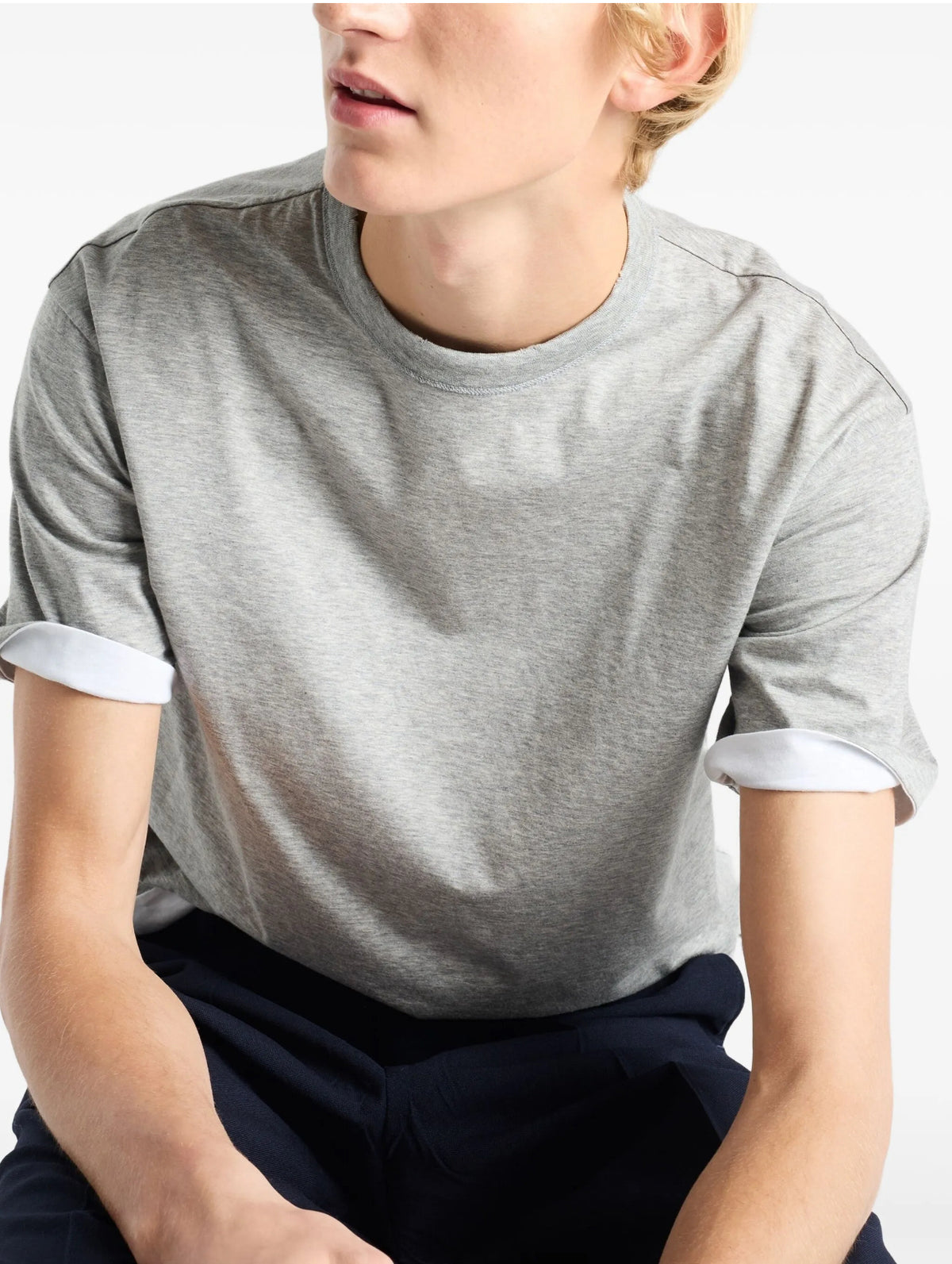 Winniemodo,Winniemodony,Prada reversible t-shirt,Prada UJN960,Prada t-shirt white,Prada tee sale,Prada t-shirt grey,Prada tee