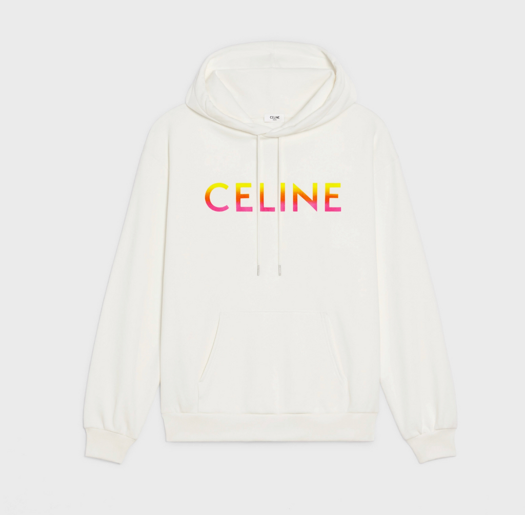 Celine loose hoodie in cotton fleece