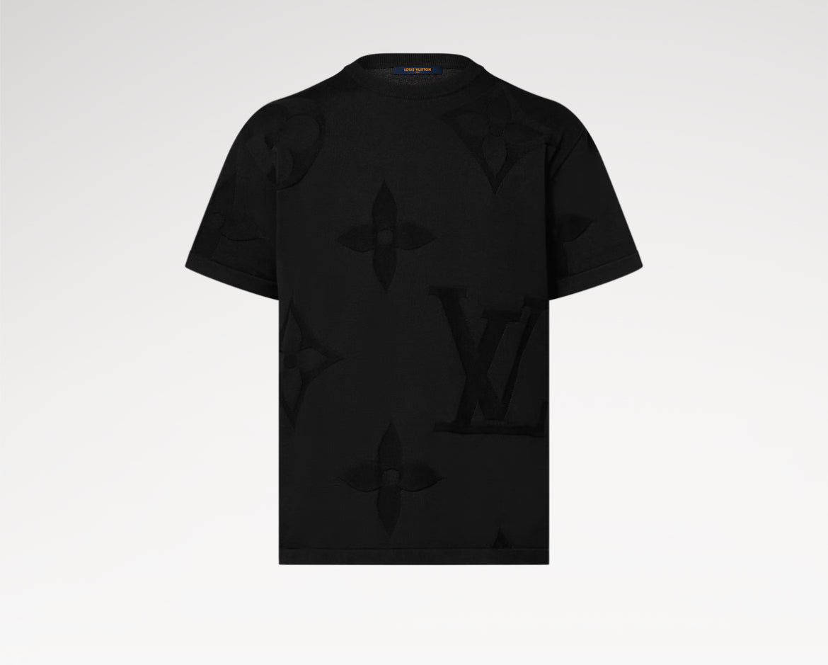 Louis Vuitton 1AFYEW,LV 1AFYEW,Louis Vuitton monogram short sleeved cotton crewneck,LV monogram short sleeved,Louis Vuitton b
