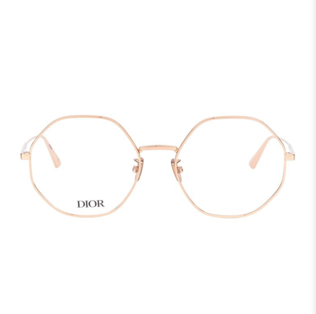 Dior GEMDIORO R2U Gold Irregular Stainless Steel Frame