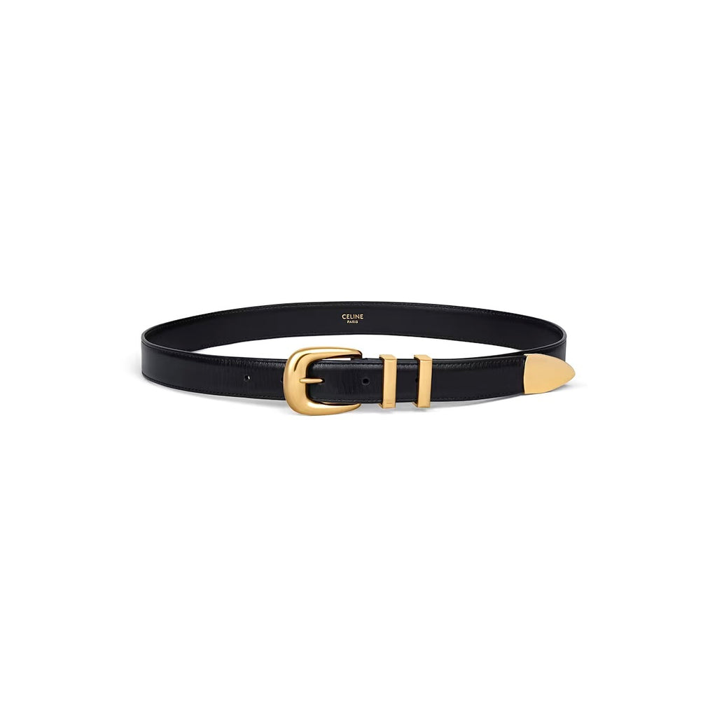 Celine Medium Western Belt,Celine 45BAG3A01.38NO,Celine Western Belt black,Celine womens Belt,Celine womens black Belt,Celine