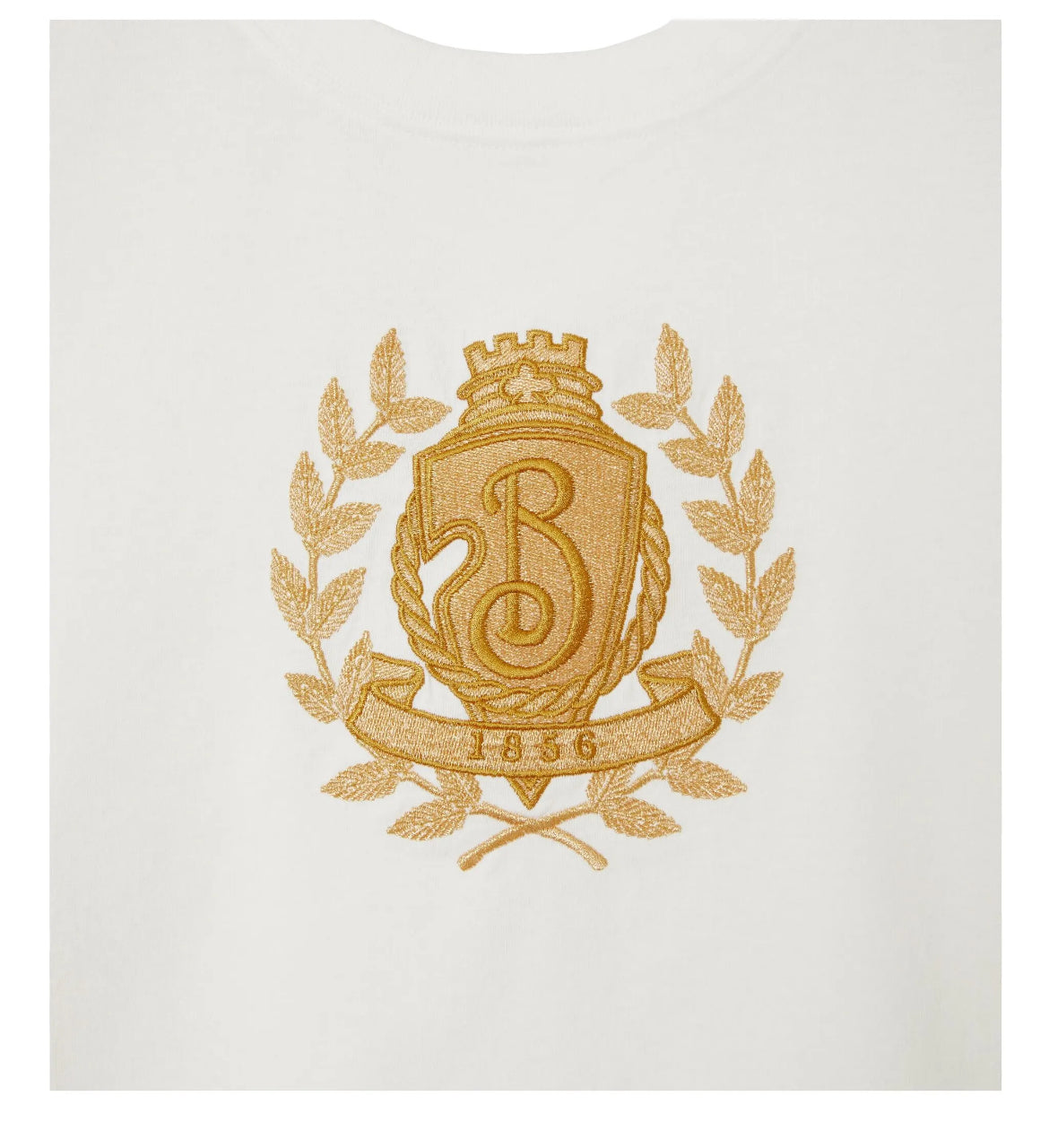 Burberry 8108169,Burberry T-shirt cotton,Burberry white T-shirt,Burberry White T-shirt mens,Burberry T-shirt 2025ss,Burberry
