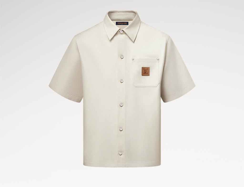 Louis Vuitton 1AHCHWC,LV 1AHCHWC,Louis Vuitton short sleeved shirt,Louis Vuitton short sleeved white shirt,LV short sleeved m