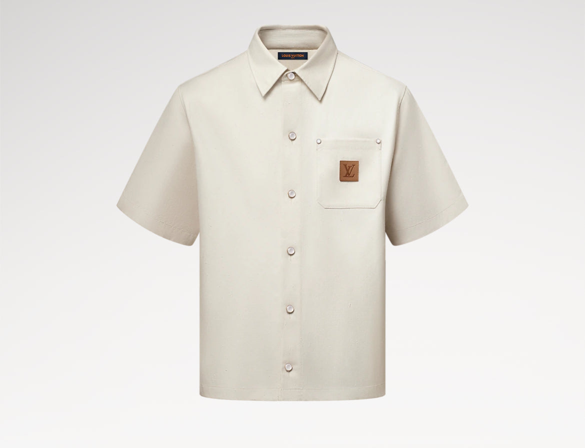Louis Vuitton 1AHCHWC,LV 1AHCHWC,Louis Vuitton short sleeved shirt,Louis Vuitton short sleeved white shirt,LV short sleeved m