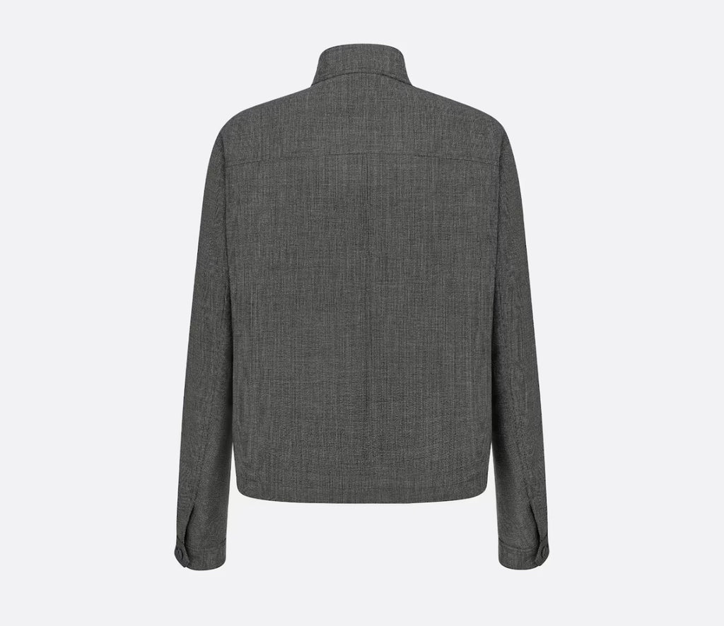 Dior micro houndstooth harrington shaped blouson,Dior jacket online shop ,Dior jacket on sale,Dior Outlet, Dior men's jacket,