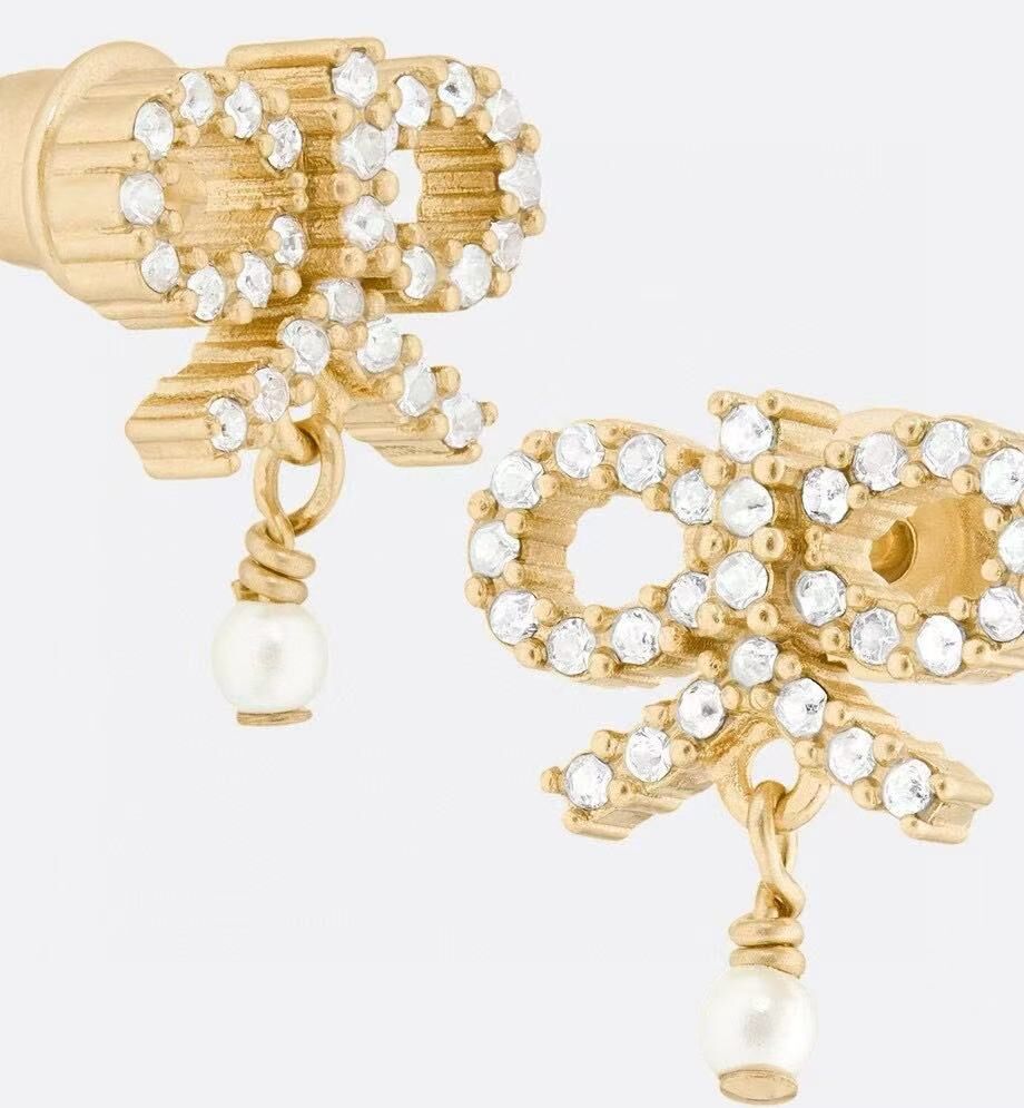 Dior le noeud de Dior earrings,Dior bow earrings,Dior earrings,Dior earrings gold,Dior earrings 2025,Dior gold earrings,Dior