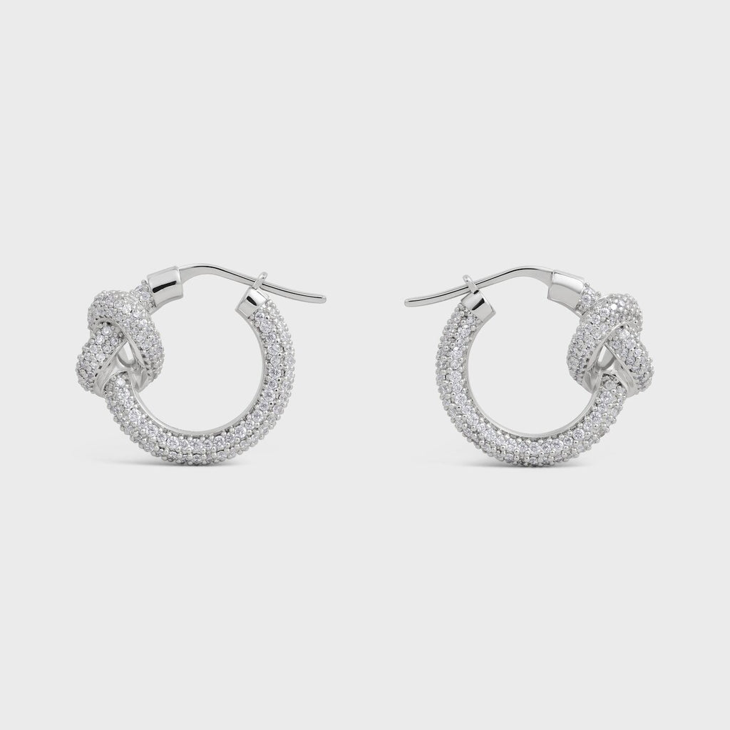 Winniemodo,Winniemodony,Celine 461PO6BCZ,Celine knot earrings,Celine knot earrings crystal,Celine earrings,Celine earrings sa