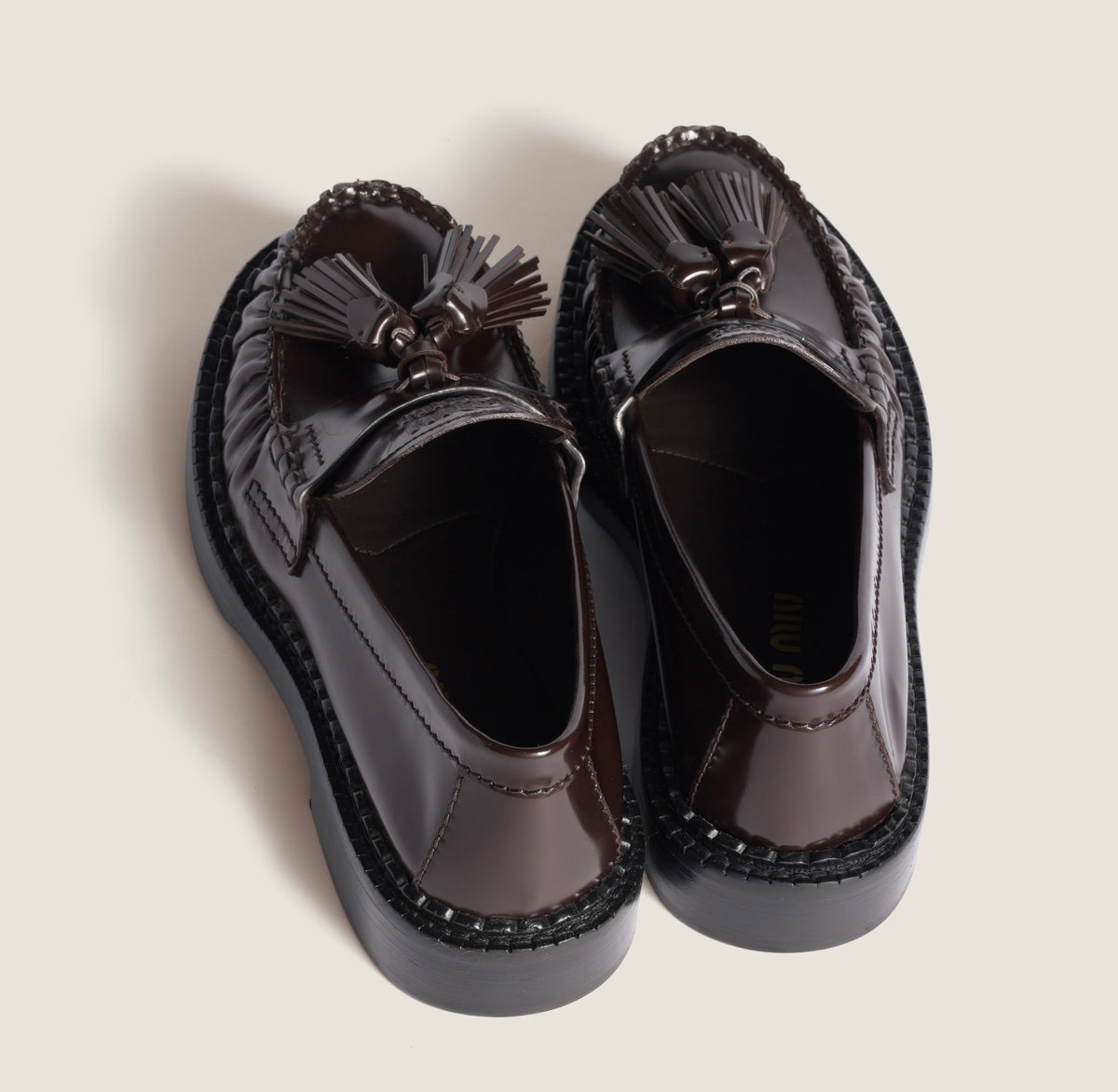 Winniemodo,Winniemodony,MIU MIU 5D497E,Miu Miu tassel loafer,Miu Miu loafer brown,Miu Miu loafer sale,Miu Miu loafer outlet,M