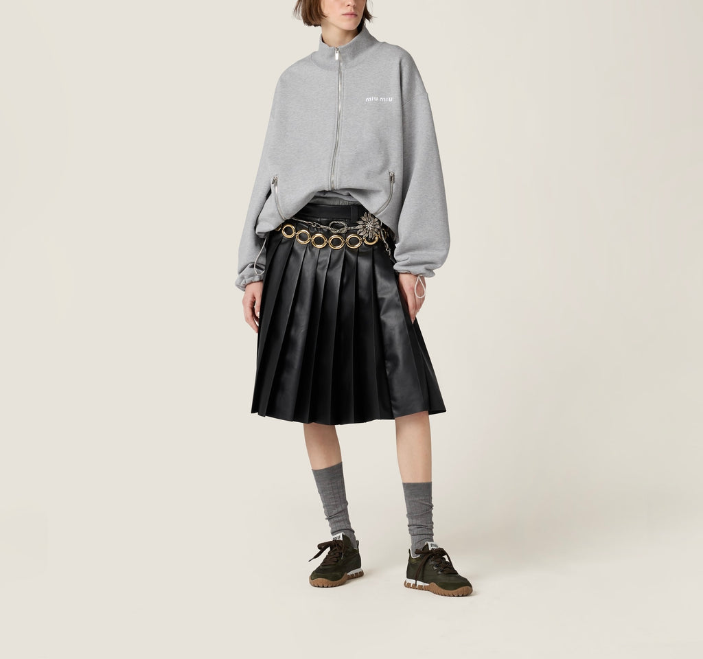 Winniemodo,Winnie modo,MIU MIU MJL042,Miu Miu fleece zipper sweatshirt,Miu Miu fleece jacket,MIU MIU jacket,MIU MIU jacket sa