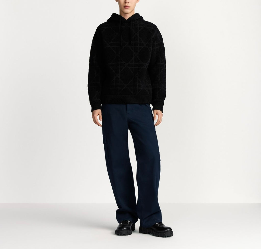 Dior cannage hooded sweatshirt