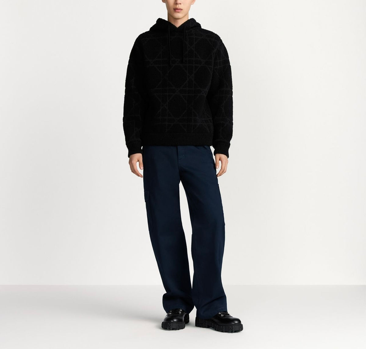Dior cannage hooded sweatshirt